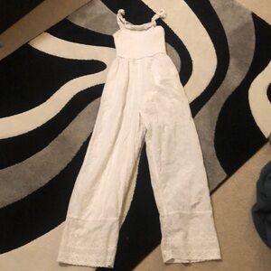 Jessica Simpson White Jumpsuit